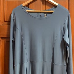 Sympli shirt, true Teal color, size 14 on back tag. 21 pit to pit,33 long